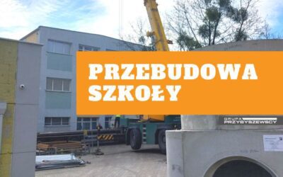 Dostawa studni i rur betonowych na przebudowę szkoły w Poznaniu